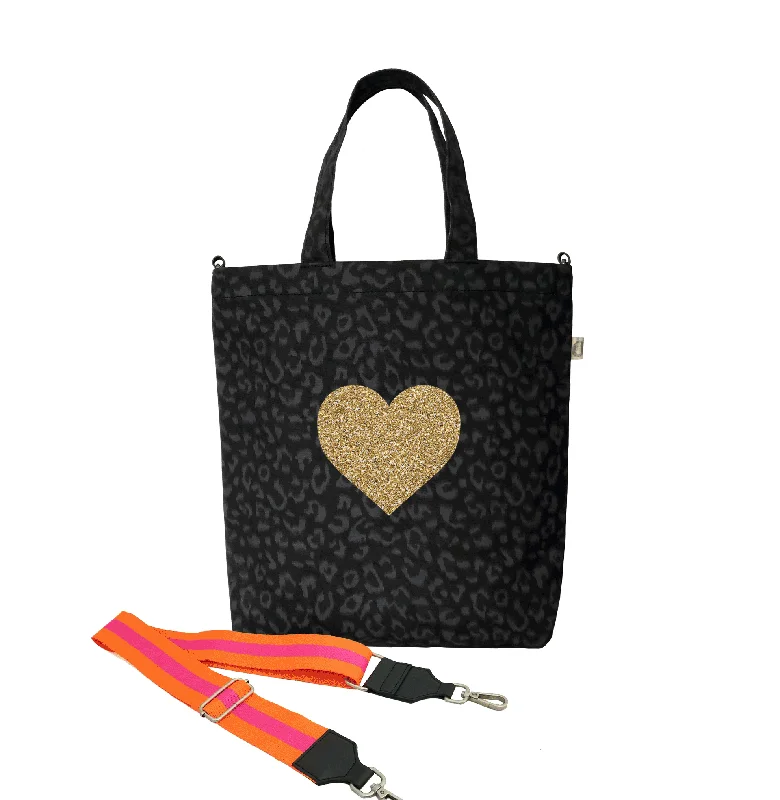 Limited Stock Town Crossbody Bag: Black Leopard Coated Canvas BACK IN STOCK! Premium Handbags With A Touch Of Elegance Limited Stock Town Crossbody Bag: Black Leopard Coated Canvas BACK IN STOCK! Premium Handbags With A Touch Of Elegance