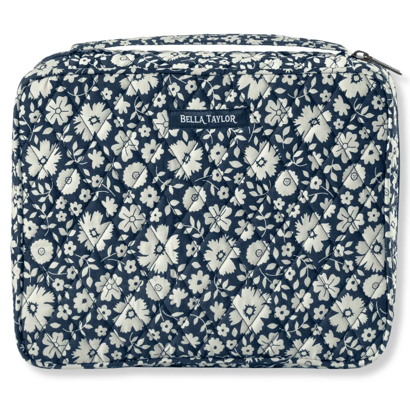 Luxury Fashion Bicolor Floral Navy Bible Cover Classic And Modern Handbags Now More Affordable Luxury Fashion Bicolor Floral Navy Bible Cover Classic And Modern Handbags Now More Affordable