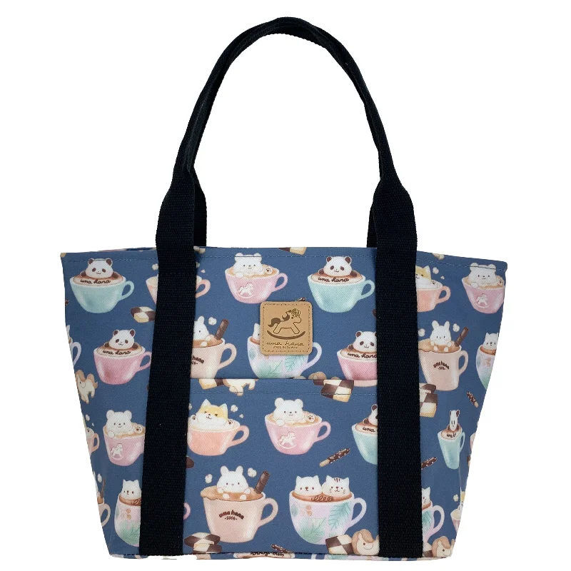 Crazy Price Slashing Blue Latte Dumpling Tote Elegant Bags, Limited Stock Available
