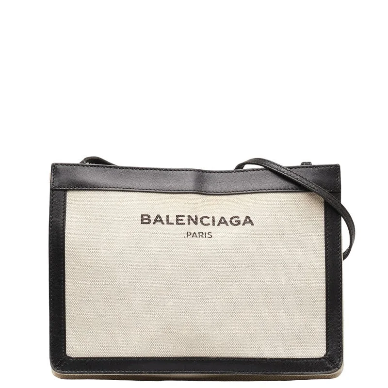 Trendy And Discounted Designer Handbags Balenciaga Canvas Leather Navy Pochette Crossbody Everyday Handbags At Wallet-Friendly Rates Trendy And Discounted Designer Handbags Balenciaga Canvas Leather Navy Pochette Crossbody Everyday Handbags At Wallet-Friendly Rates
