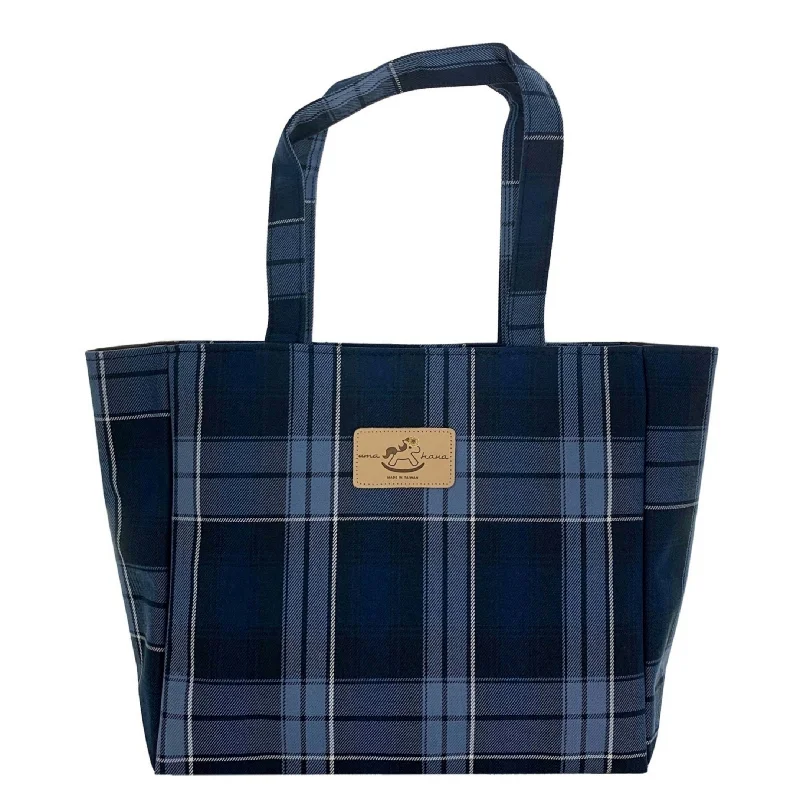 Vibrant Style Promotions Blue Tartan Plaid Medium Tote Don't Miss Out – Handbag Discounts Vibrant Style Promotions Blue Tartan Plaid Medium Tote Don't Miss Out – Handbag Discounts