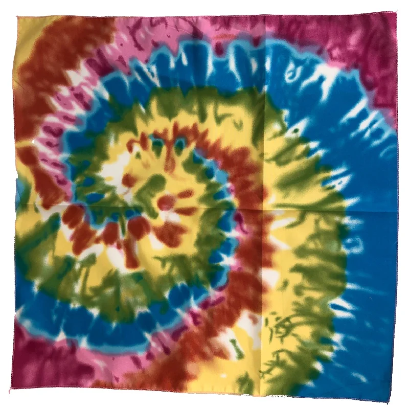 Elegant Fashion Offers Tie Dye Pattern Cotton Bandanas Chic Bags, Shop Now