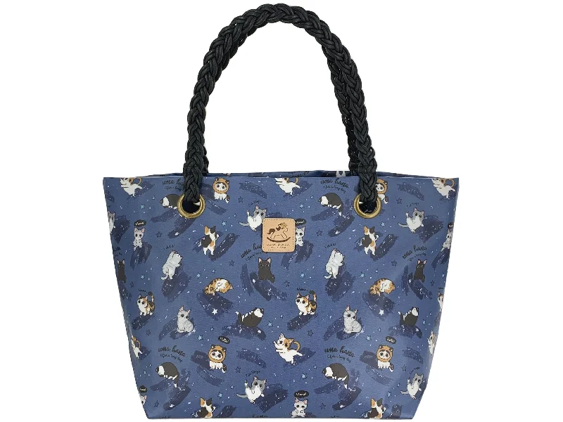 Festival Bags For Concerts And Events Blue Cat Yoga Woven Shoulder Tote Statement Bags, Shop Today Festival Bags For Concerts And Events Blue Cat Yoga Woven Shoulder Tote Statement Bags, Shop Today