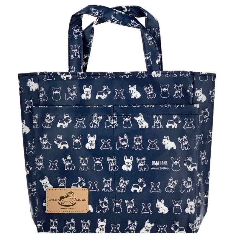 Romantic Valentine's Day Bags With Promotions Blue French Bulldog Mini Tote Affordable Luxury With Top-Quality Handbags Romantic Valentine's Day Bags With Promotions Blue French Bulldog Mini Tote Affordable Luxury With Top-Quality Handbags