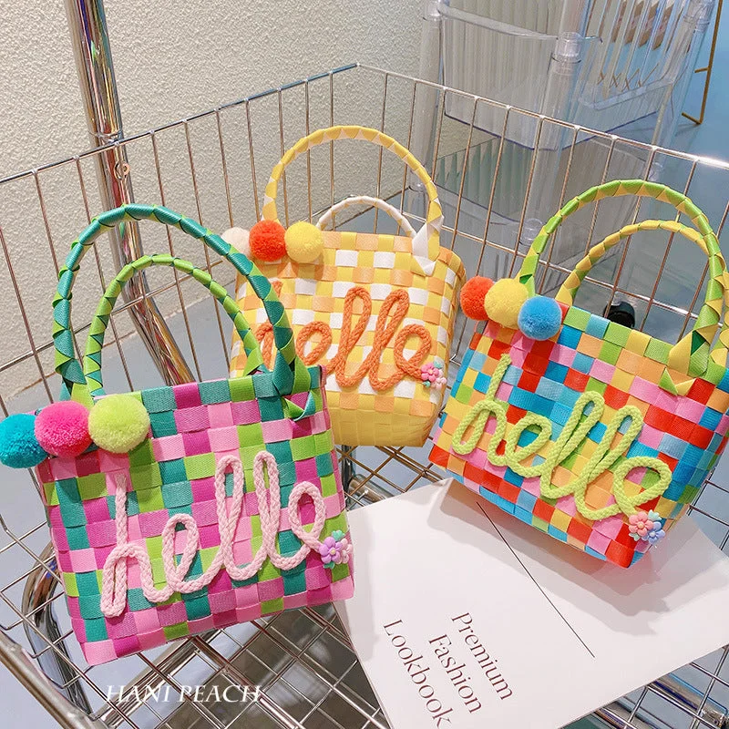 Stylish Bags With Discounts Wholesale Vegetable Basket Summer Rainbow Straw Tote Bag Luxury Handbags At Budget-Friendly Rates Stylish Bags With Discounts Wholesale Vegetable Basket Summer Rainbow Straw Tote Bag Luxury Handbags At Budget-Friendly Rates