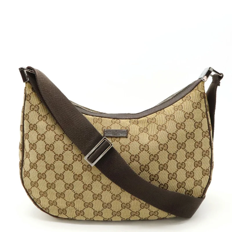 You'll Love Us Because Gucci GG Canvas Leather Shoulder Bag 122790 Designer-Inspired Bags At Reduced Prices
