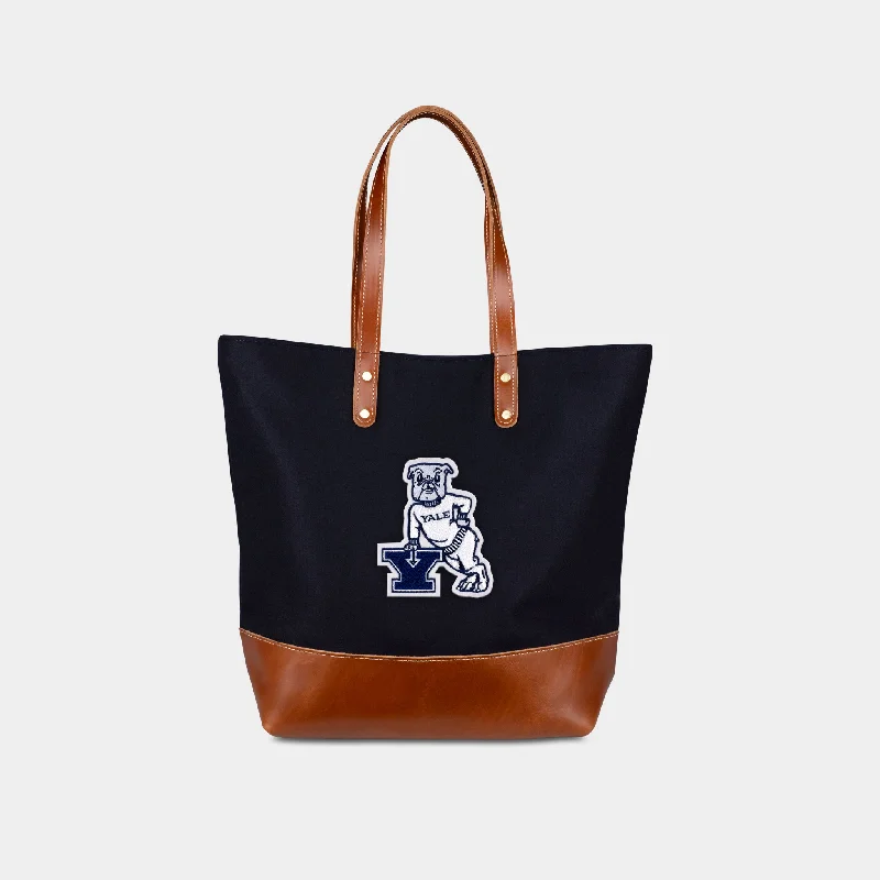 Inspired Bags For Modern Sophistication Yale Bulldogs "Dan the Bulldog" Tote Premium Bags, Special Prices