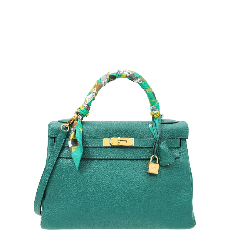 Imeless Style Hermes Malachite Retourne Kelly 32 Bag W/ Twilly Trendy Handbags At Limited-Time Discounts Imeless Style Hermes Malachite Retourne Kelly 32 Bag W/ Twilly Trendy Handbags At Limited-Time Discounts