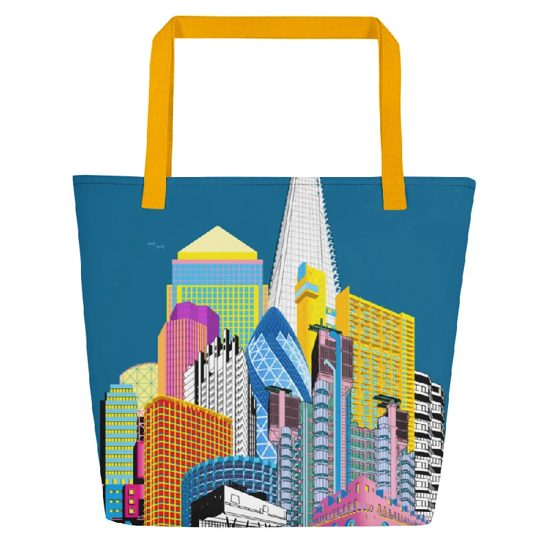 Genuine Bags On Clearance Sale London Skyline Large Tote Bag With Pocket Limited-Stock Handbag Sale For A Stylish Look Genuine Bags On Clearance Sale London Skyline Large Tote Bag With Pocket Limited-Stock Handbag Sale For A Stylish Look