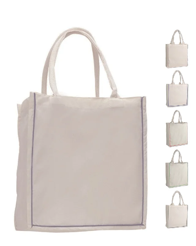 Eco-Friendly And Discounted Bags 12 ct Color Stripe 100% Cotton Shopping Tote Bags W/Fancy Handles - By Dozen Chic Shoulder Bags At Promotional Rates Eco-Friendly And Discounted Bags 12 ct Color Stripe 100% Cotton Shopping Tote Bags W/Fancy Handles - By Dozen Chic Shoulder Bags At Promotional Rates