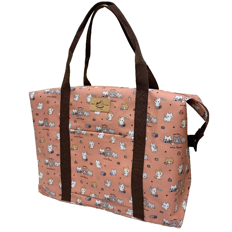 Bag Deals Coral Meow Cat Extra Large Travel Tote Limited-Time Sale On Trendy Handbags – Don't Miss Out Bag Deals Coral Meow Cat Extra Large Travel Tote Limited-Time Sale On Trendy Handbags – Don't Miss Out