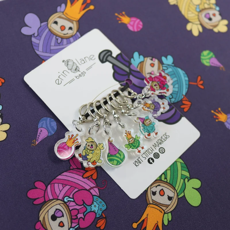 Sophisticated Fashion Knitting Stitch Marker Sets in Yarn Chicken Iconic Fashion Bags At Unbeatable Savings Sophisticated Fashion Knitting Stitch Marker Sets in Yarn Chicken Iconic Fashion Bags At Unbeatable Savings