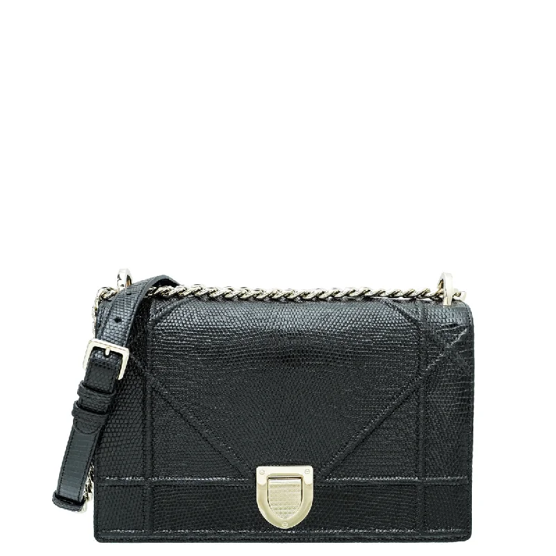 Relaxed Style Christian Dior Black Lizard Diorama Medium Bag The Best Handbag Deals Are Available Now Relaxed Style Christian Dior Black Lizard Diorama Medium Bag The Best Handbag Deals Are Available Now