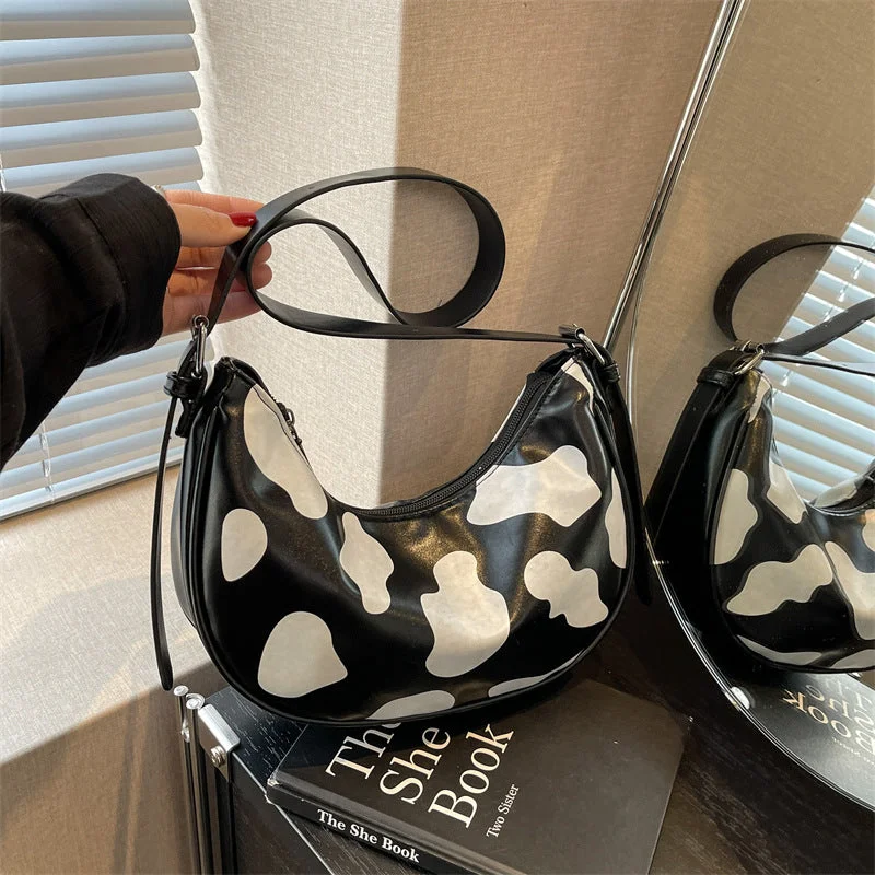 Sustainable Fashion Extravaganza Wholesale Cow Pattern Shoulder Bag Crossbody Bag Statement Bags, Shop Today Sustainable Fashion Extravaganza Wholesale Cow Pattern Shoulder Bag Crossbody Bag Statement Bags, Shop Today