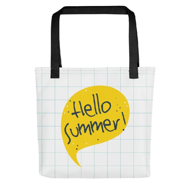 New Arrivals Hello Summer Yellow Tote bag Final Call – Shop Stylish Bags Before They're Gone