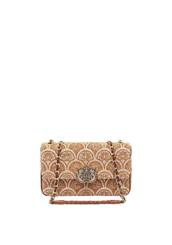 Fashion Sale BOLSA BAGUETE SIRENA JACQUARD CAMEL Everyday Bags, Budget-Friendly