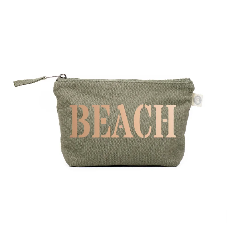 Relaxed Style Deals Makeup Bag Olive with Rose Gold BEACH Best Handbag Sale Of The Season Relaxed Style Deals Makeup Bag Olive with Rose Gold BEACH Best Handbag Sale Of The Season