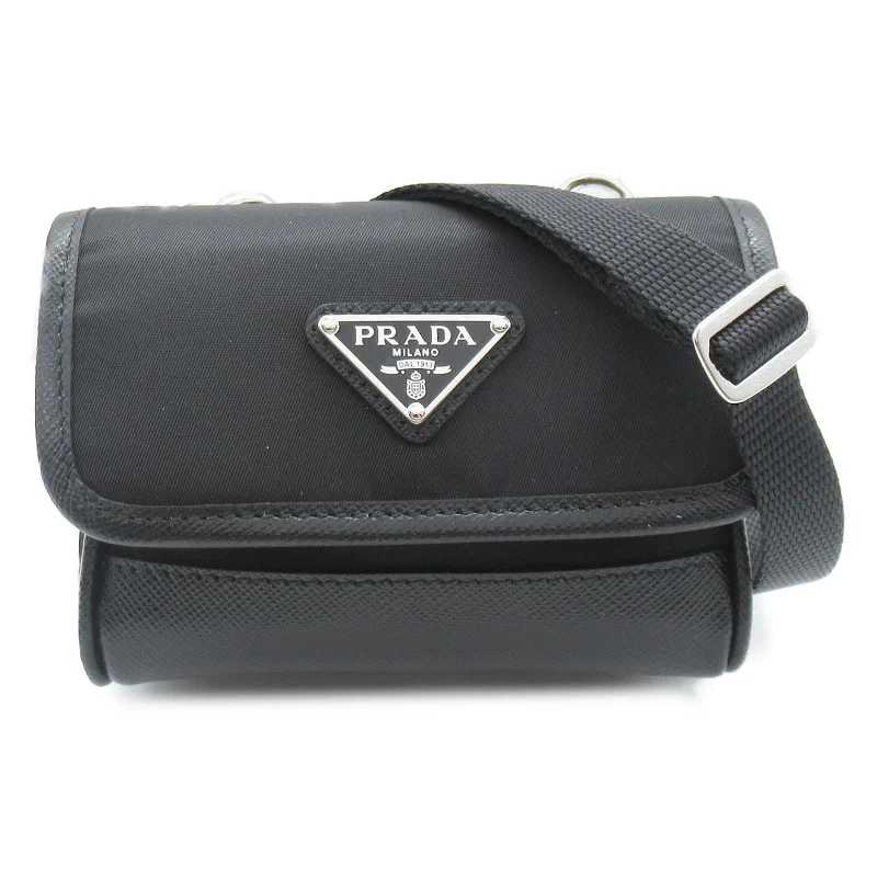 On-Trend Fashion Offers Prada Nylon Leather Shoulder Bag Black Exclusive Discounts On Stylish Handbags On-Trend Fashion Offers Prada Nylon Leather Shoulder Bag Black Exclusive Discounts On Stylish Handbags