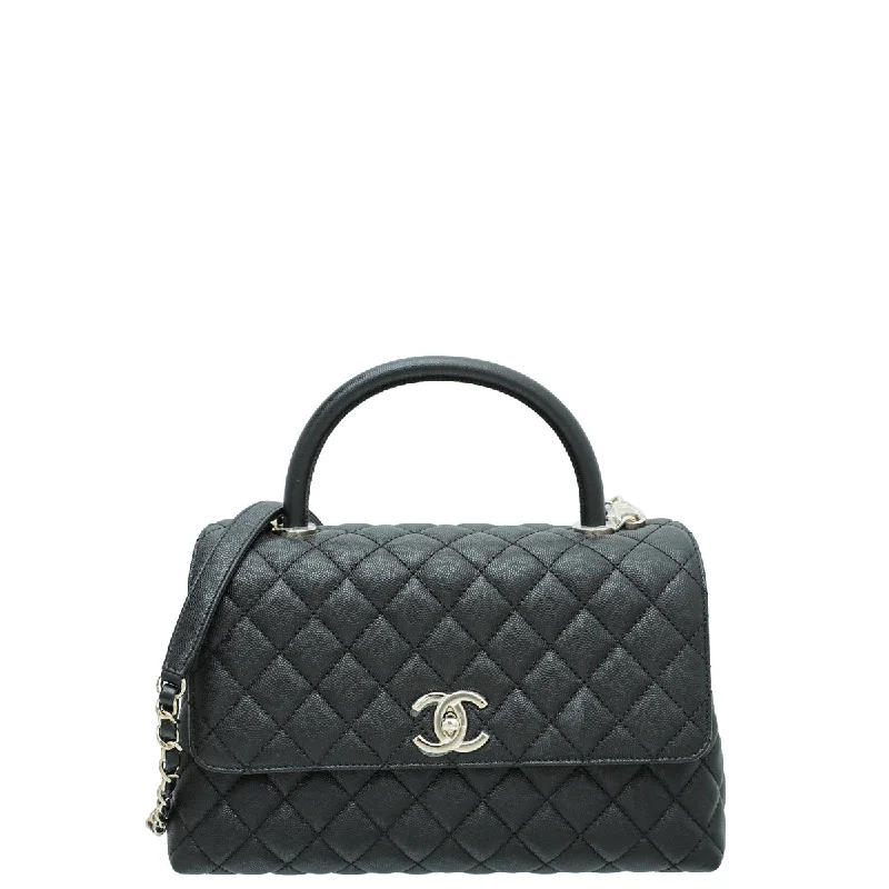 Limited Time Deal Chanel Black CC Coco Handle Small Bag Fashion-Forward Bags At Exclusive Promotional Prices Limited Time Deal Chanel Black CC Coco Handle Small Bag Fashion-Forward Bags At Exclusive Promotional Prices