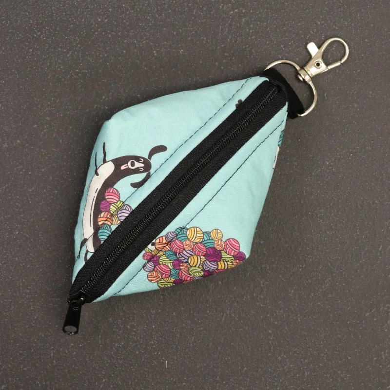 Limited Stock, Big Sale Notions Gem Key Fob for Knitters and Crocheters in Wags and Wool Designer Bags At Low Prices Limited Stock, Big Sale Notions Gem Key Fob for Knitters and Crocheters in Wags and Wool Designer Bags At Low Prices