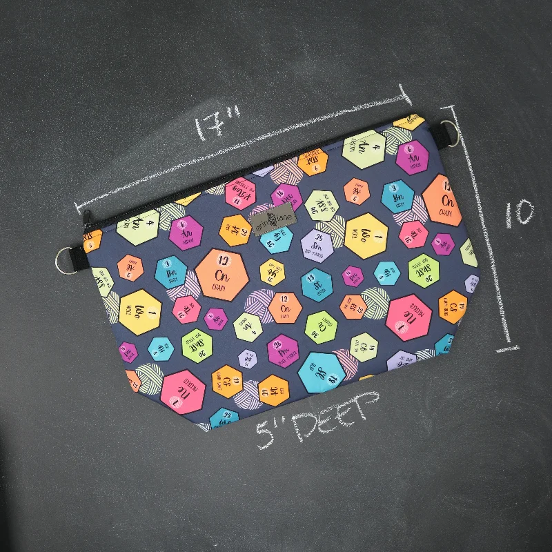 Valentine's Day Large Zip Top Project Bag with Crossbody Strap in Fiber of the Universe Stylish Totes With Special Discounts Valentine's Day Large Zip Top Project Bag with Crossbody Strap in Fiber of the Universe Stylish Totes With Special Discounts