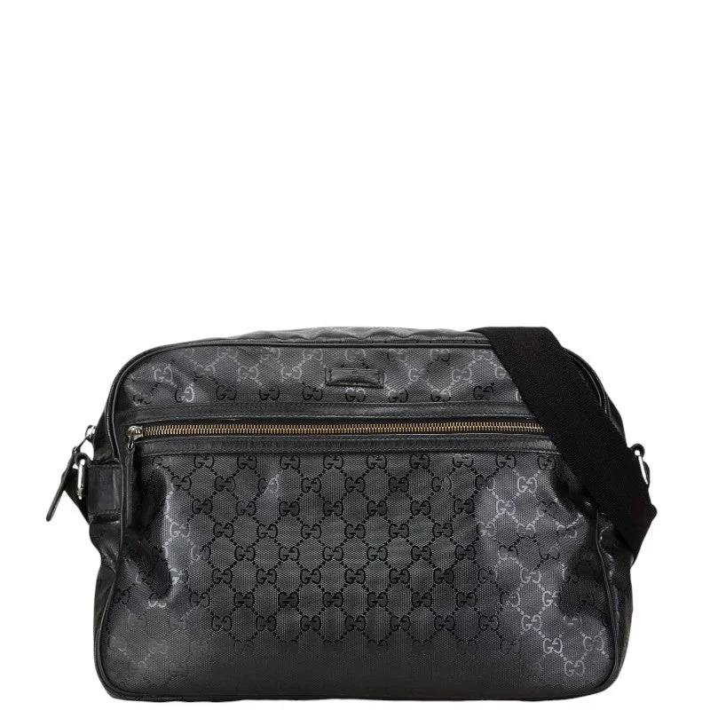 Luxury Bags On Sale Gucci GG Imprime Shoulder Bag Black PVC Leather The Ultimate Sale On Must-Have Handbags Luxury Bags On Sale Gucci GG Imprime Shoulder Bag Black PVC Leather The Ultimate Sale On Must-Have Handbags