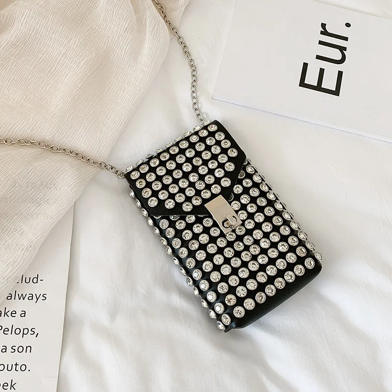 Hot Styles Wholesale Diamond PU Mobile Phone Bag Stylish Handbags With Exclusive Online Discounts Hot Styles Wholesale Diamond PU Mobile Phone Bag Stylish Handbags With Exclusive Online Discounts