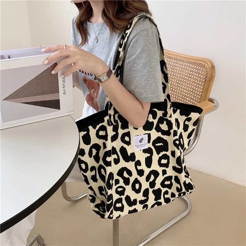 Classy Style Discounts Wholesale Leopard Print Large Capacity Diagonal Canvas Shoulder Bag Designer-Inspired Bags, Best Prices Classy Style Discounts Wholesale Leopard Print Large Capacity Diagonal Canvas Shoulder Bag Designer-Inspired Bags, Best Prices