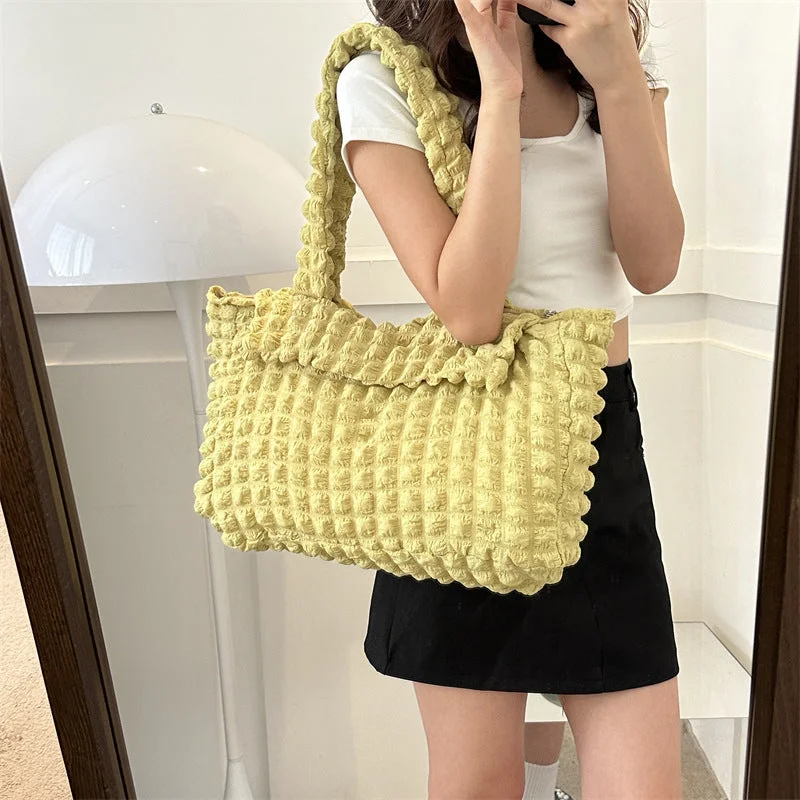 Bags For Minimalist And Functional Design Wholesale Pleated Bubble Bag Hand Shoulder Bag Flash Sale On Designer Bags Bags For Minimalist And Functional Design Wholesale Pleated Bubble Bag Hand Shoulder Bag Flash Sale On Designer Bags