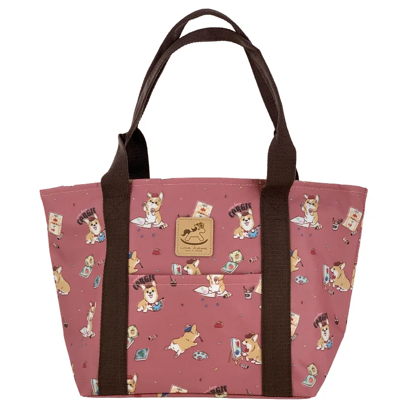 Fashion Forward Cherry Red Color Me Corgi Dumpling Tote Fashionable Handbags, Limited-Time Deals Fashion Forward Cherry Red Color Me Corgi Dumpling Tote Fashionable Handbags, Limited-Time Deals