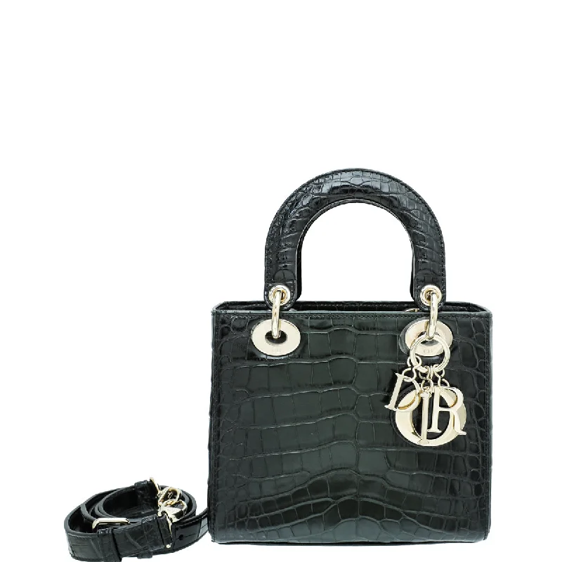 Weekend Exclusive Christian Dior Black Forest Green Lady Dior Alligator Medium Bag Stylish Totes With Special Discounts Weekend Exclusive Christian Dior Black Forest Green Lady Dior Alligator Medium Bag Stylish Totes With Special Discounts