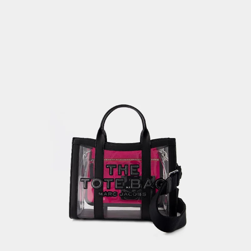 Bags For Minimalist And Functional Design The Small Tote - Marc Jacobs - Pvc - Black Elegant Bags, Limited Stock