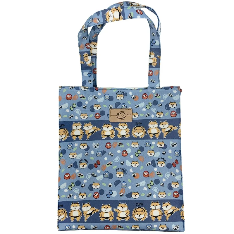 Top Brand Discounts Blue Sumo Shiba Large Tote Fashion Bags With Huge Discounts