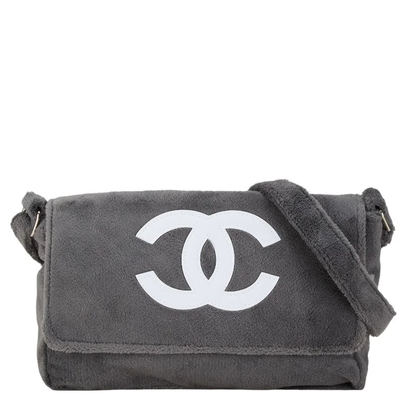 Lightweight Bags With Clearance Prices Chanel Coco Mark Shoulder Bag Gray Everyday Elegance At Lower Prices