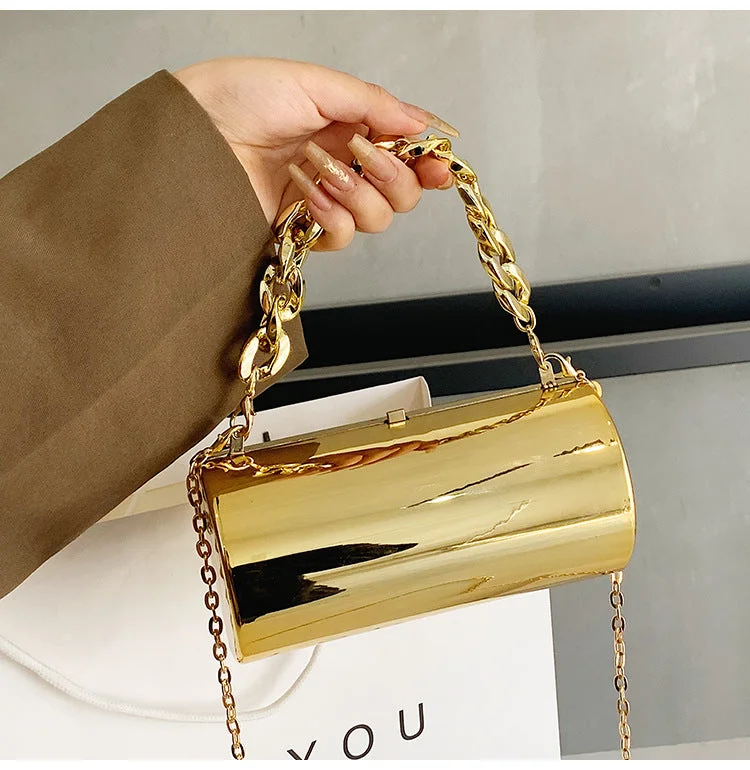 Compact Bags For Minimalist Travelers Wholesale Acrylic Mirror Duff Bag Chic Shoulder Bags At Promotional Rates