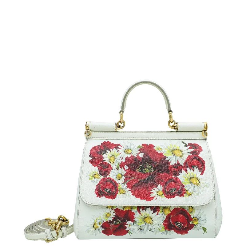 Stylish Bags With Discounts Dolce & Gabbana White Multicolor Flower Print Sicily Medium Bag Statement Bags At Unbelievable Discounts – Shop Today Stylish Bags With Discounts Dolce & Gabbana White Multicolor Flower Print Sicily Medium Bag Statement Bags At Unbelievable Discounts – Shop Today