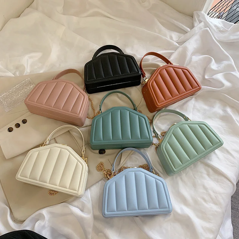 Exclusive Deals Online Wholesale Simple Solid Color Chain Bag Shoulder Crossbody Bag Pleated Handbag Elegant Bags With Limited Stock Available Exclusive Deals Online Wholesale Simple Solid Color Chain Bag Shoulder Crossbody Bag Pleated Handbag Elegant Bags With Limited Stock Available