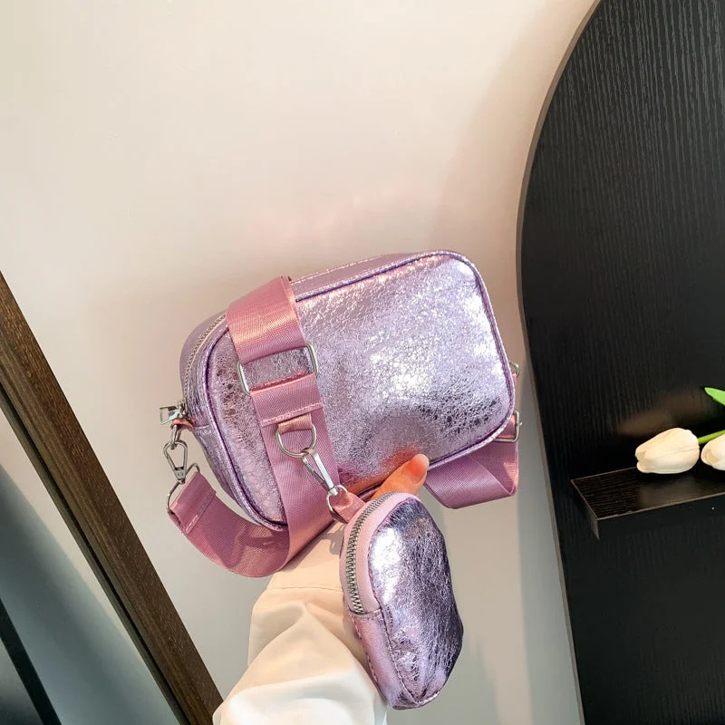 High-End Style Discounts Wholesale PU Shiny Shoulder Messenger Bag JDC-SD-MingShuo024 Fashion-Forward Bags, Now On Sale High-End Style Discounts Wholesale PU Shiny Shoulder Messenger Bag JDC-SD-MingShuo024 Fashion-Forward Bags, Now On Sale