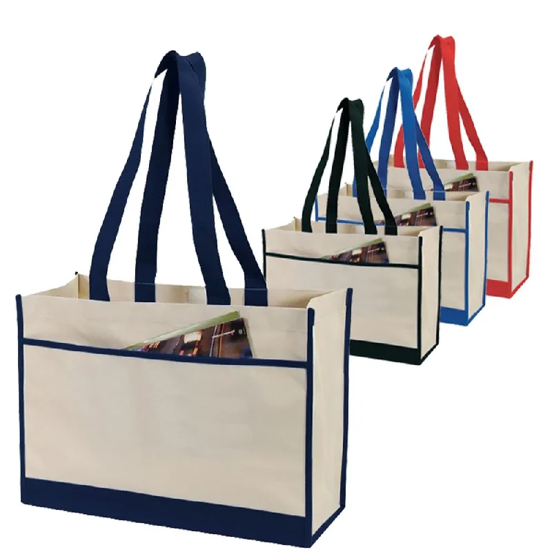 Trendy Street Style Two-Tone Polyester Tote Bag W/Side Pocket Elegant Bags, Limited Stock Available