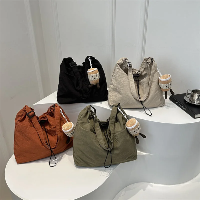 Fresh Fashion Discounts Wholesale Nylon Large Capacity Drawstring Bucket Bag Messenger Bag JDC-SD-Shens036 Flash Sale On Handbags Fresh Fashion Discounts Wholesale Nylon Large Capacity Drawstring Bucket Bag Messenger Bag JDC-SD-Shens036 Flash Sale On Handbags