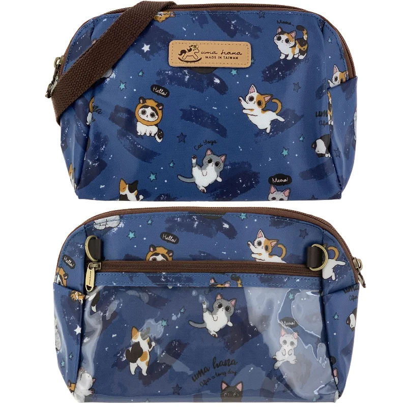 Chic Trend Collection Blue Cat Yoga Mufe Crossbody Bag Statement Bags With Exclusive Savings Chic Trend Collection Blue Cat Yoga Mufe Crossbody Bag Statement Bags With Exclusive Savings