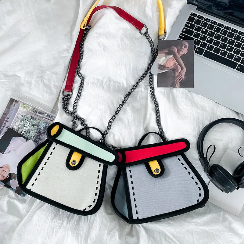 Festival Bags For Concerts And Events Wholesale Anime Canvas Bag Chain Crossbody Shoulder Bag Must-Have Bags, Big Discounts Festival Bags For Concerts And Events Wholesale Anime Canvas Bag Chain Crossbody Shoulder Bag Must-Have Bags, Big Discounts