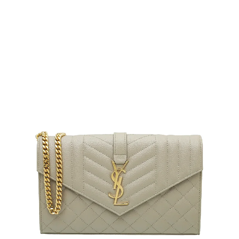 Explore What's New YSL Beige Grain De Poudre Mix Quilt Envelope Chain Wallet Iconic Handbags At Budget-Friendly Prices Explore What's New YSL Beige Grain De Poudre Mix Quilt Envelope Chain Wallet Iconic Handbags At Budget-Friendly Prices