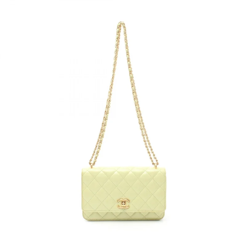 Limited Edition Bags For Collectors Chanel Matelasse Lambskin Shoulder Bag Yellow Premium Bags At Special Prices Limited Edition Bags For Collectors Chanel Matelasse Lambskin Shoulder Bag Yellow Premium Bags At Special Prices