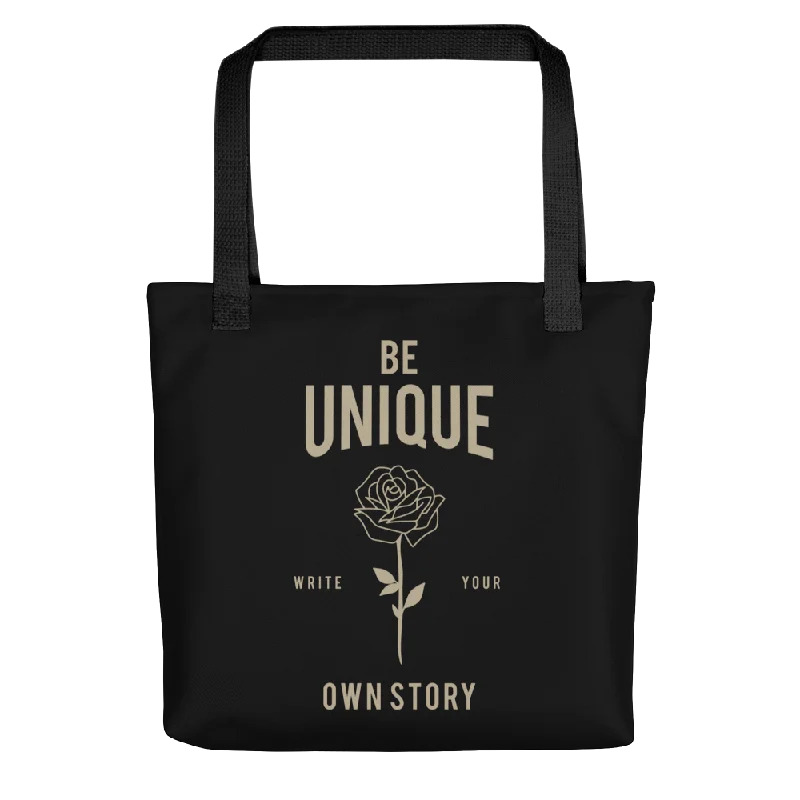 Gift Ideas Be Unique, Write Your Own Story Tote bag Trendy And Classic Bags Now At Unbeatable Discounts