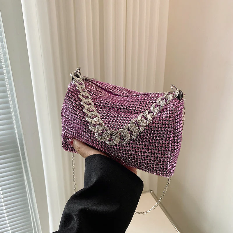 New Arrivals Wholesale Bright Diamond Cylinder Bag Full Diamond Shoulder Crossbody Bag Trendy Backpacks, Huge Markdowns New Arrivals Wholesale Bright Diamond Cylinder Bag Full Diamond Shoulder Crossbody Bag Trendy Backpacks, Huge Markdowns