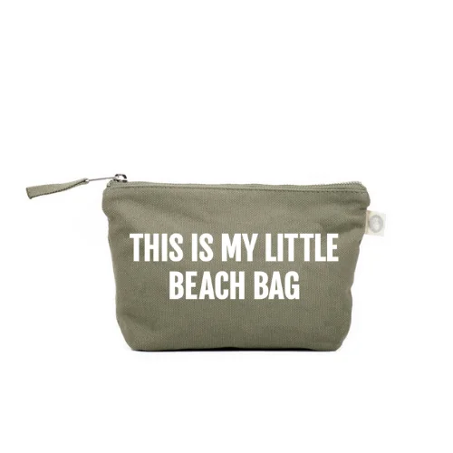Customizable Bags For Personalized Style Makeup Bag Olive with White Matte This is my Little Beach Bag Elegant Totes At Limited-Time Prices Customizable Bags For Personalized Style Makeup Bag Olive with White Matte This is my Little Beach Bag Elegant Totes At Limited-Time Prices