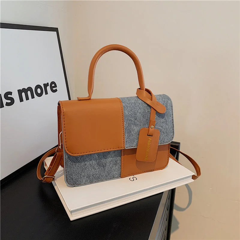 Exclusive Discount Wholesale Stitching Contrast Color Simple Crossbody Small Square Bag JDC-SD-SYuan021 Your Perfect Bag At The Perfect Price Exclusive Discount Wholesale Stitching Contrast Color Simple Crossbody Small Square Bag JDC-SD-SYuan021 Your Perfect Bag At The Perfect Price