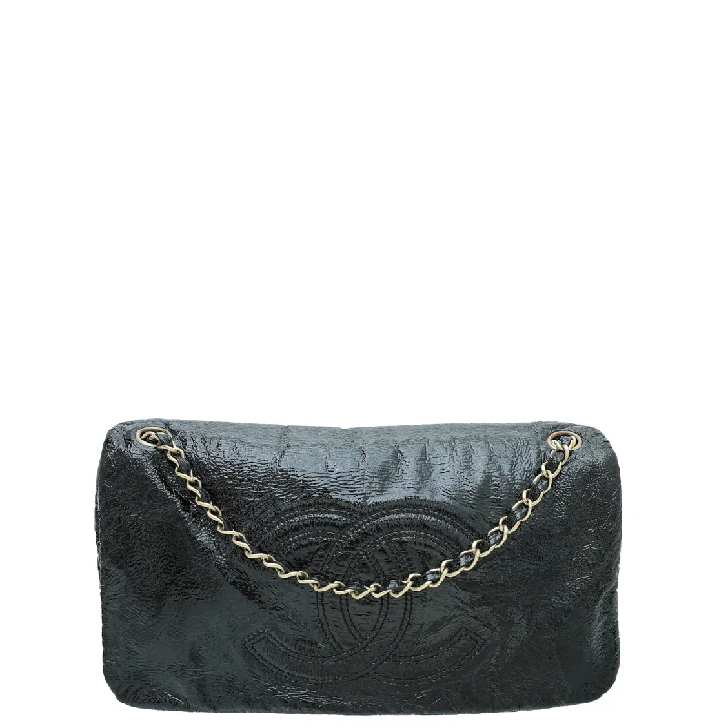 Clearance-Priced Bags Chanel Black Vinyl Rock & Chain Medium Flap Bag Shoulder Bags, Crossbody Bags, And More On Sale Clearance-Priced Bags Chanel Black Vinyl Rock & Chain Medium Flap Bag Shoulder Bags, Crossbody Bags, And More On Sale