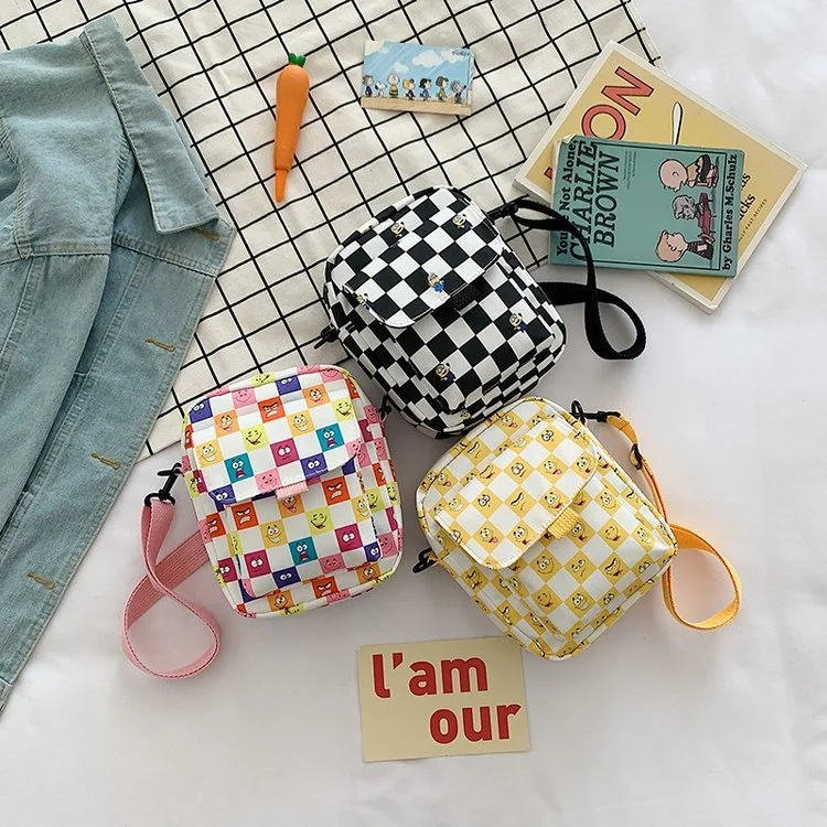 Bag Deals Wholesale Shoulder Canvas Bag Cute Student Plaid Colorblocking JDC-SD-KR057 Luxury Handbags At Budget-Friendly Rates Bag Deals Wholesale Shoulder Canvas Bag Cute Student Plaid Colorblocking JDC-SD-KR057 Luxury Handbags At Budget-Friendly Rates